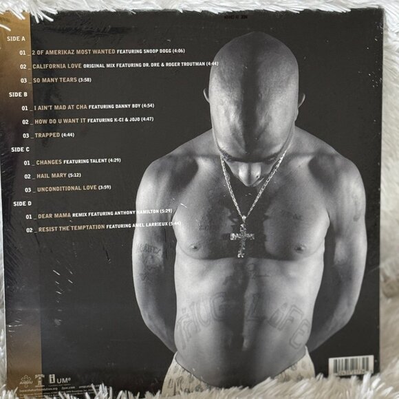 2PAC–Sealed Ltd Edition 2LP Opaque Gold Vinyl–Target Exclusive –Collector’s Copy - Picture 2 of 2